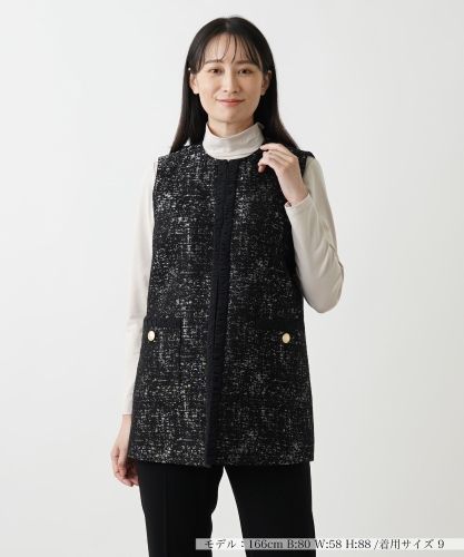 ファンシーツイードジレ|レリアン | レリアン公式オンラインストア