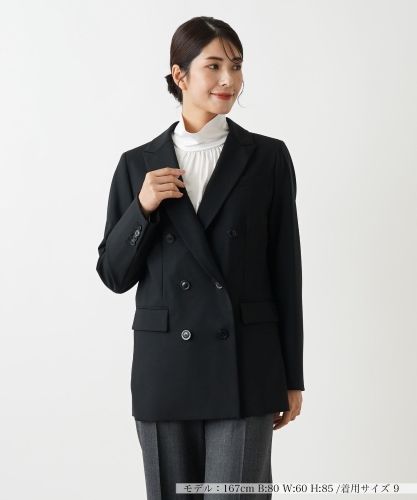 高級素材使用　Leilian レリアン　ジャケット　ショートコート　ポンポン Leilian (Women)のノーカラージャケット | レディース | 三越伊勢丹