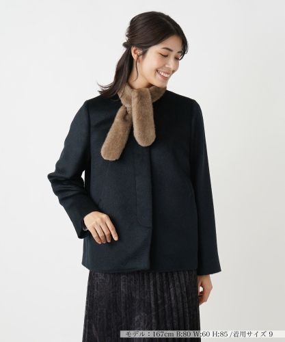 ノーカラーコート|ブールジュ | レリアン公式オンラインストア