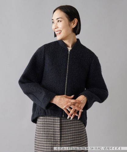 洗えるスタンドカラーブルゾン【Leilian：EZUMI】|レリアン | レリアン