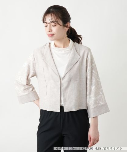 フェイクファージャケット【セレモニー】【Leilian WHITE LABEL