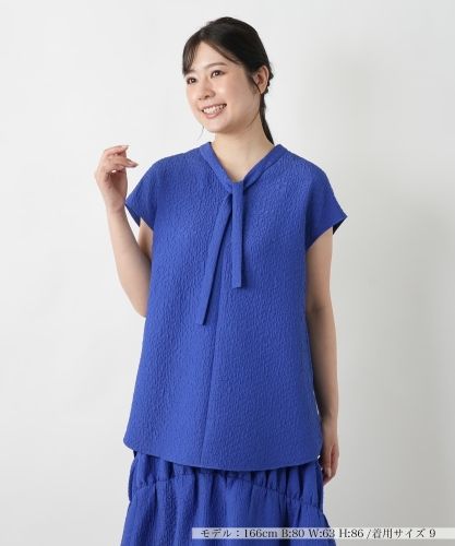 バイカラー半袖チュニックブラウス|レリアン | レリアン公式オンライン