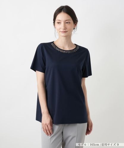 刺繍クルーネックTシャツ|レリアン | レリアン公式オンラインストア