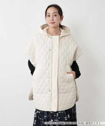 フーデッドダウンベスト【CAPE HORN】|ネミカ | レリアン公式