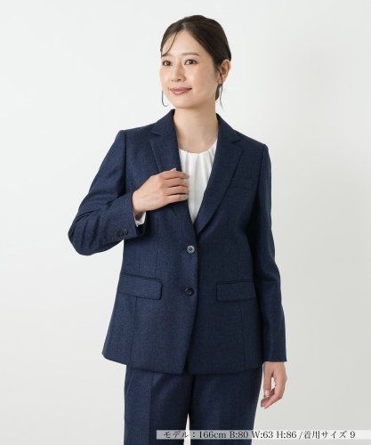 現行 レリアン Leilian 13+ 金ボタン ブレザー ダブルジャケット 紺 ダブルブレステッドジャケット|レリアン | レリアン公式オンラインストア
