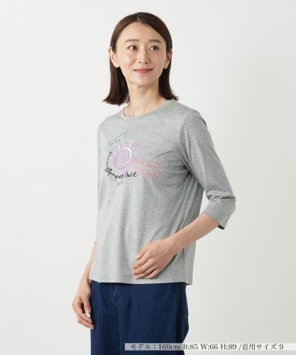 kolor - カラー レース切替 Tシャツ カットソードッキング 1 グレー ネイビー レース切替カットソー|レリアン | レリアン公式オンラインストア