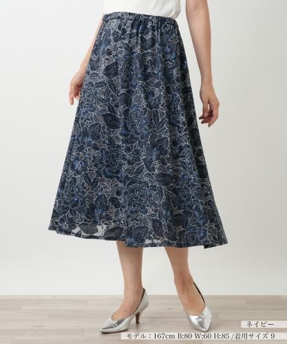 プリントミモレスカート|レリアン | レリアン公式オンラインストア