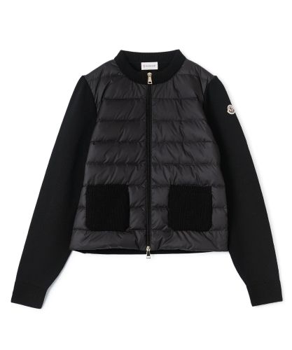 モンクレール　ダウンニットカーディガン 長袖 ネイビー MONCLER(モンクレール)】メンズ☆CARDIGAN ダウンカーディガン