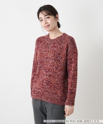 カシミヤケーブル編みボトルネックニット|レリアン | レリアン公式 カシミヤケーブル編みボトルネックニット|レリアン | レリアン公式