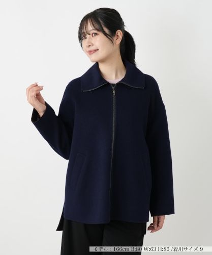 カシミヤスタンドカラーショートコート|レリアン | レリアン公式