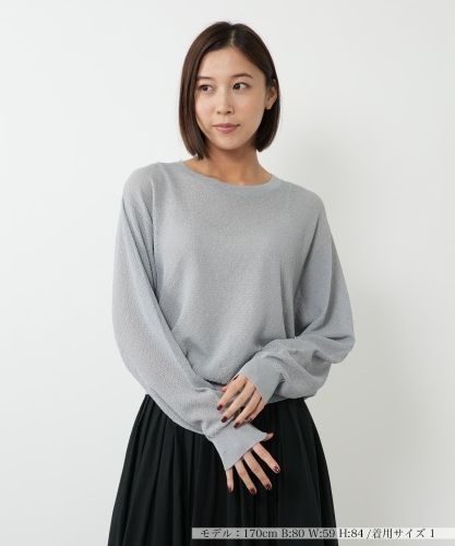 シアーニットプルオーバー【THREE DOTS】|ネミカ | レリアン公式