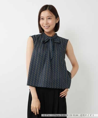 アイレットレース8分袖オーバーブラウス|レリアン | レリアン