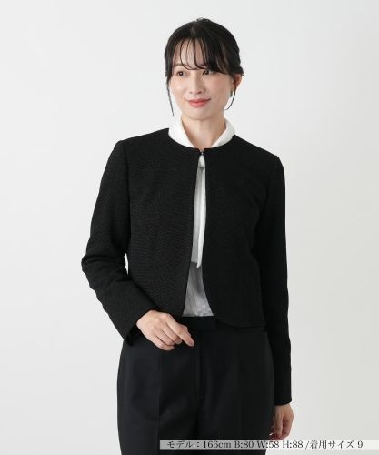 ノーカラーシアージャケット|ブールジュ | レリアン公式オンラインストア