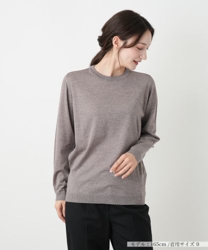カシミヤ混クルーネックニット【Jumper1234】|ネミカ | レリアン公式