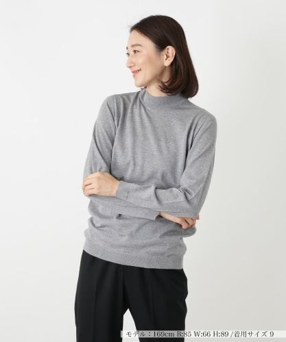 ハイネックロゴニット【MUSE BY ROCHAS Premiere】|レリアン