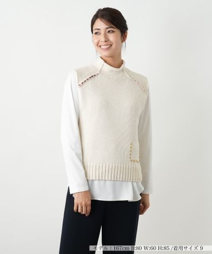 Vネックニットベスト|レリアン | レリアン公式オンラインストア