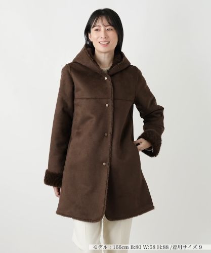 フェイクファーノーカラーコート【TATRAS】|ネミカ | レリアン公式