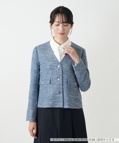 ツイードノーカラージャケット|レリアン | レリアン公式オンラインストア