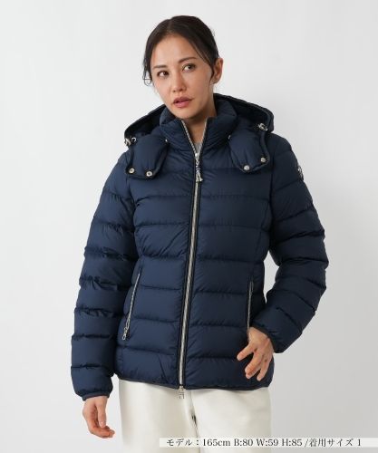 レリアン　ダウン　ネイビー　１３ フーデッドダウンジャケット【TATRAS】|ネミカ | レリアン公式