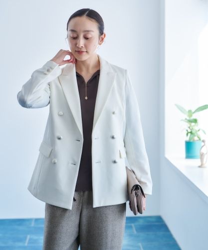 LANVIN collection ジップアップ ジャケット L 春　極美品 LANVIN collection ジップアップ ジャケット L 春 極美品