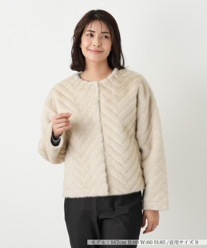 ノーカラーブークレージャケット|レリアン | レリアン公式オンラインストア