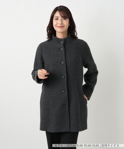 アルパカ混シャギーピーコート【DRAWELL】|ネミカ | レリアン公式