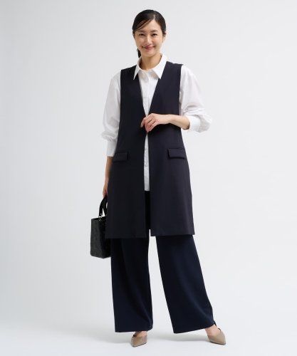 ANN DEMUELEMEESTER ブラック　ロングベスト XXS 102507_db19.jpg?20250611160711