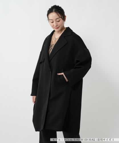 アルパカ混シャギーチェスターコート【DRAWELL】|ネミカ | レリアン