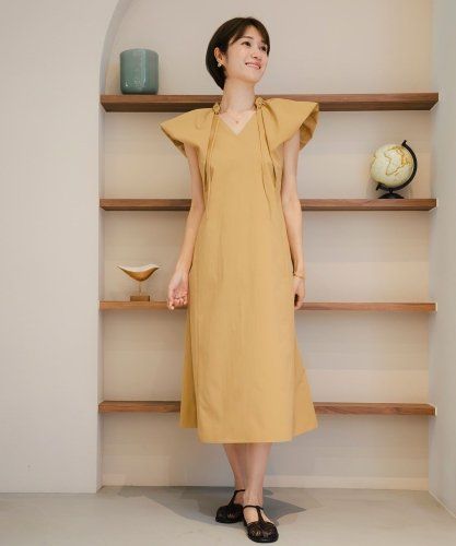 異素材切替バックリボンワンピース【torrazzo donna】|ネミカ