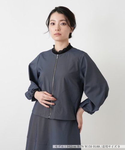 ストーンナイロンライトブルゾン|LANVIN en Bleu | レリアン公式