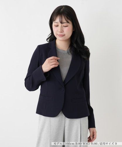 現行 レリアン Leilian 13+ 金ボタン ブレザー ダブルジャケット 紺 ダブルブレステッドジャケット|レリアン | レリアン公式オンラインストア