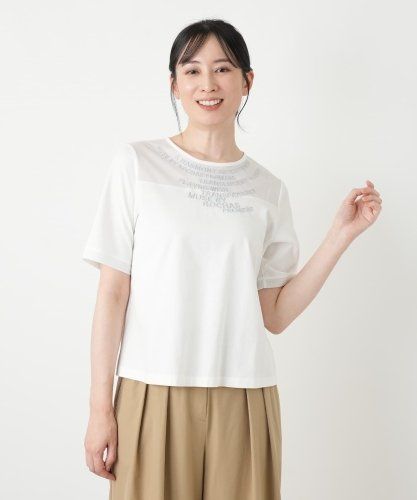 フラワー刺繍Tシャツ|レリアン | レリアン公式オンラインストア