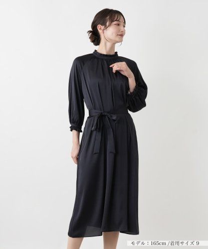 サマーウールバルーンスリーブワンピース|LANVIN en Bleu | レリアン