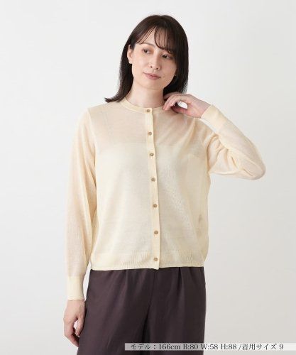 刺繍クルーネックカーディガン【CORSINI & PROTI】|レリアン