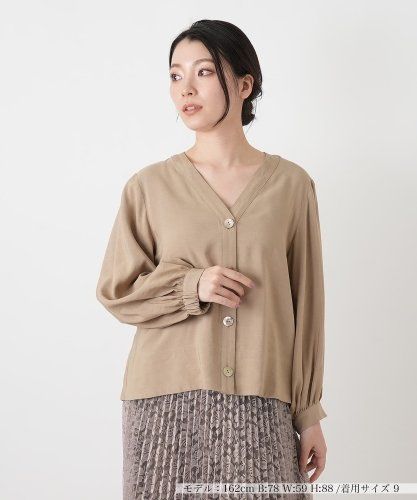 ノーカラージップジャケット【Leilian WHITE LABEL】|レリアン