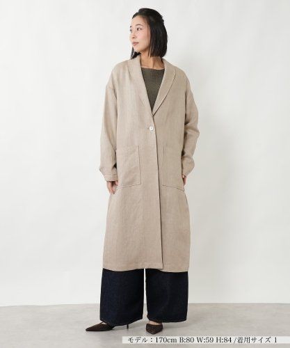 アルパカ混シャギーノーカラーコート【DRAWELL】|ネミカ | レリアン