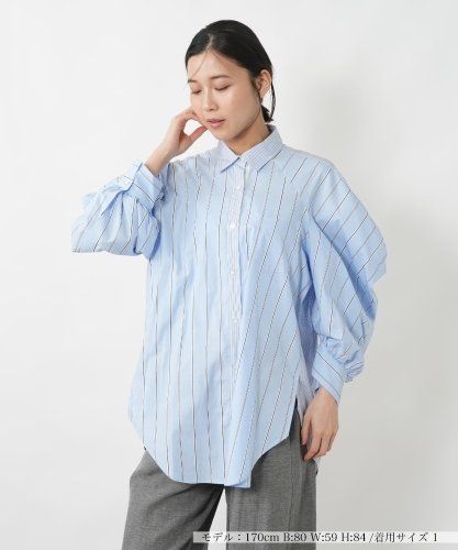 ストライプビッグシャツ【TICCA】|ネミカ | レリアン公式オンラインストア