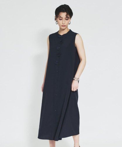 【未使用】three dots ブラック ノースリーブ ロングワンピース【9号】 ノースリーブワンピース【THREE DOTS】|ネミカ | レリアン公式