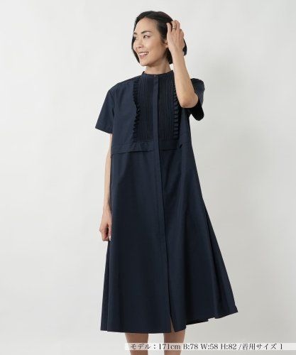 幾何学柄ピンタック編みワンピース|LANVIN COLLECTION | レリアン公式 幾何学柄ピンタック編みワンピース|LANVIN COLLECTION | レリアン公式