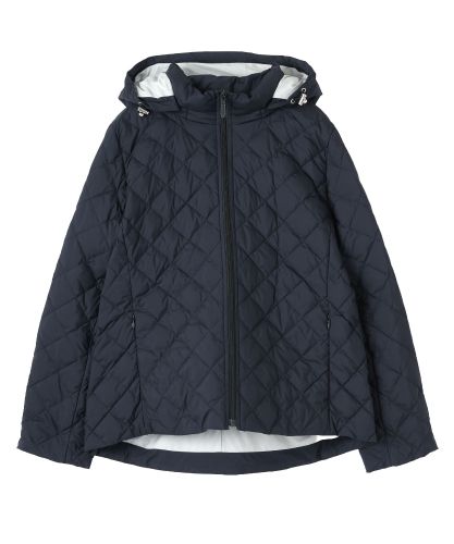 スタンドカラーダウンコート【Leilian WHITE LABEL】|レリアン