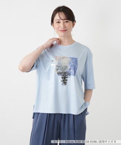 刺繍プリントTシャツ【MUSE BY ROCHAS Premiere】|レリアン | レリアン