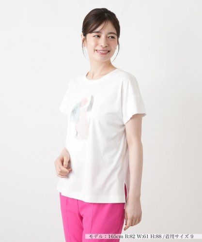 刺繍プリントTシャツ|レリアン | レリアン公式オンラインストア