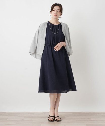 タグ付き✨ ブルージュ レリアン フレア ワンピース 半袖 ロング丈 コットン 店舗人気】フレスリーブワンピ－ス|ブールジュ | レリアン公式