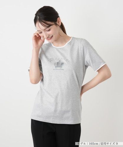 TATRAS グレー Tシャツ サイズ03(L) ロゴTシャツ【TATRAS】|ネミカ | レリアン公式オンラインストア