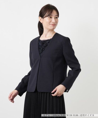 総レースノーカラージャケット|ブールジュ | レリアン公式オンラインストア