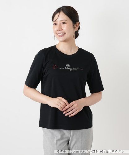 フラワー刺繍Tシャツ|レリアン | レリアン公式オンラインストア