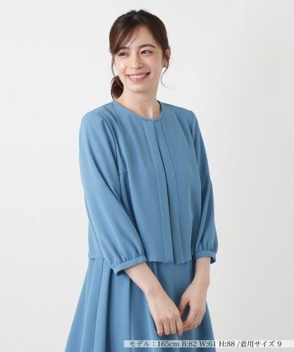 ケミカルレースノーカラージャケット|LANVIN en Bleu | レリアン公式