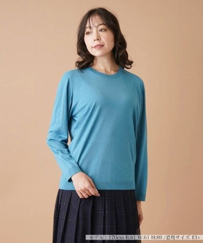 店舗人気】プリントハイネックカットソー【BINDA】|レリアン プラス