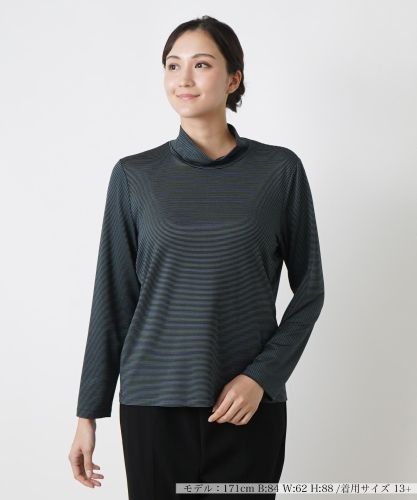 ナローボーダーカットソー【プラス企画】|レリアン プラスハウス