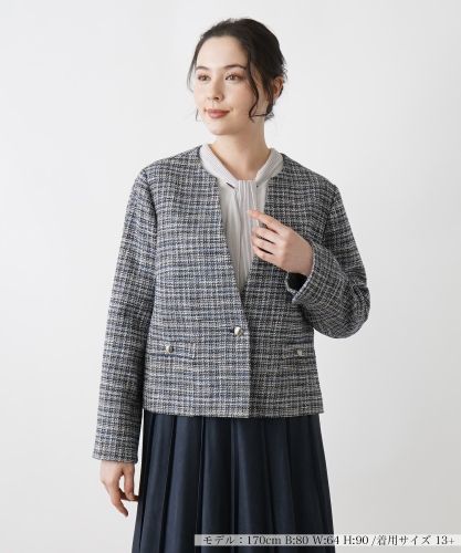 店舗人気】ノーカラージャケット|レリアン プラスハウス | レリアン